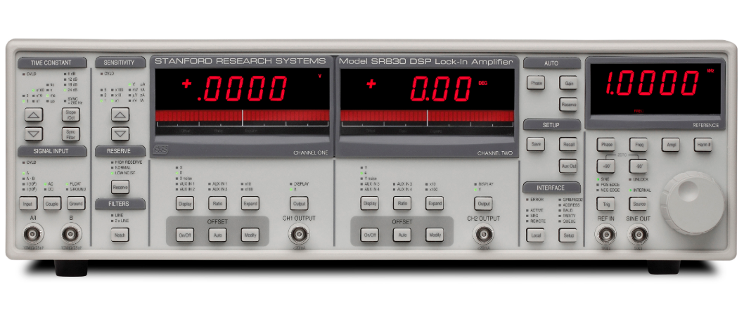 1 mHz to 102.4 kHz Frequency Range SR830 Lock-In Amplifier by SRS Stanford