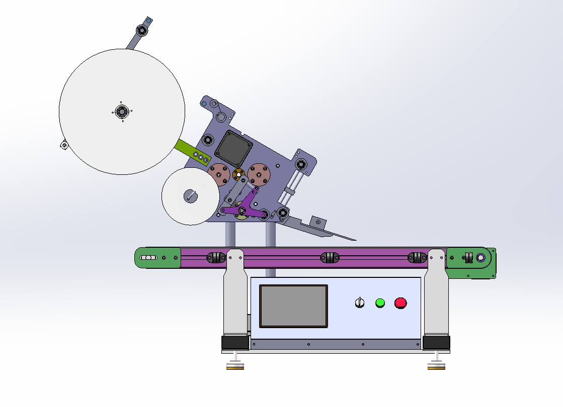 Desktop Sticker Flat Surface Labeling Machine Bottles Caps Boxs For Small Business