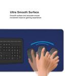 Computer Accessories XXL Rubber Base Desk Mat with Stitched Edges Keyboard Mouse