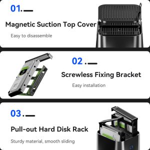 Intel N100 Processor NAS Mini PC With DDR4 Max Up To 32GB And Dual LAN Dual Fans