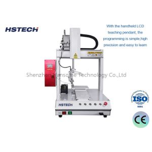  4 Axis Soldering Machine with Manual Programming High Precision X/Y/Z/R Rotation Manufactures
