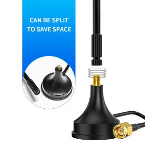 High Gain External Booster with Magnetic Base and Vertical Polarization Mimo