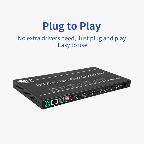 Quality Multi-Viewer 4x1 HDMI Security Conference Monitoring solution Video Wall Controller with Multiple Views and 4 HDMI Inputs for sale