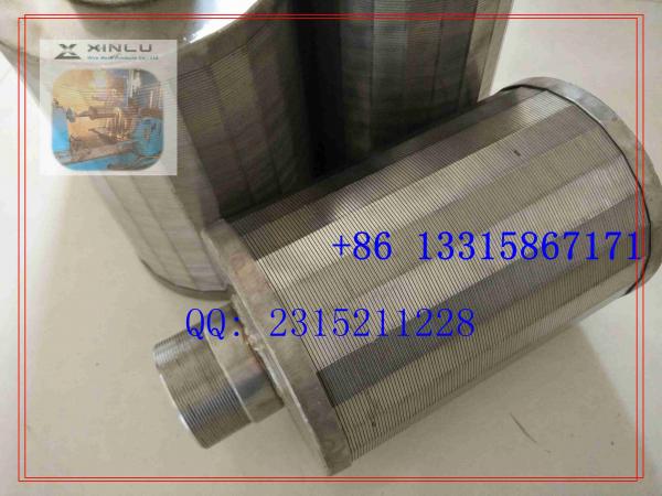 V WIRE FILTER SCREEN / WEDGE WIRE WATER WELL SCREENS / JOHNSON SCREENS FOR WATER FILTER FROM XINLU METAL WIRE MESH
