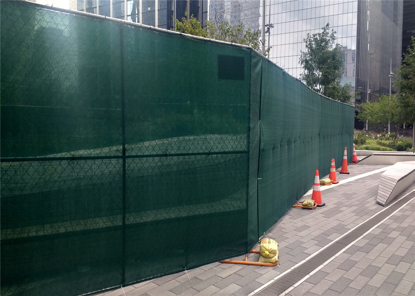 6' Height x 12 ' Width Temporary Chain Link Fence For Construction Security also