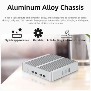 Windows 10 Mini PC with 8GB DDR3 RAM and Aluminium Alloy Chassis featuring Intel