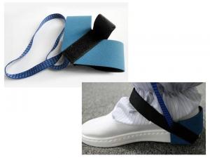  Blue/Black Rubber Antistatic ESD Heel Strap Manufactures