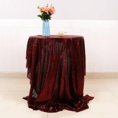 Plain Polyester Banquet Tablecloth For Wedding Decoration
