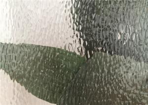  Curve / Flat Textured Glass Sheets , Obscure Frosted Patterned Glass Manufactures
