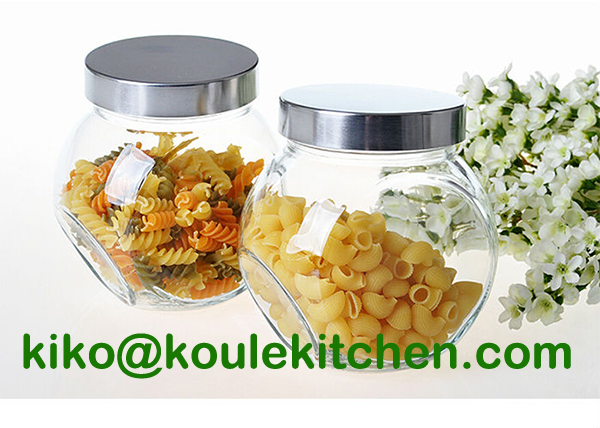 glass storage jar, Storage Bottles