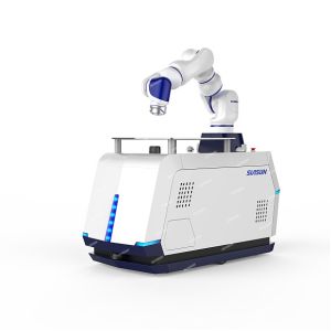 White Collaborative Robot Arm HSCR5 - II Hybrid Cobot For Automated Manufactory