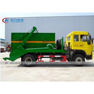Sinotruk Homan 4x2 10CBM Skip Loader Swing Arm Garbage Truck
