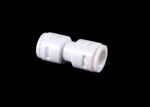 China Straight Plastic Quick Connect Fittings For Water Tube OD 1/4'' 3/8'' Available on sale
