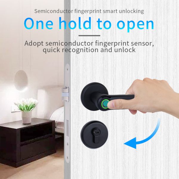 200 Fingerprint Intelligent Door Lock Tuya Bluetooth Deadbolt
