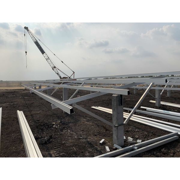 China Ground Solar Mounting Racks Anodized Aluminum 6005- T5 Material Solar Panel Support on sale China Ground Solar Mounting Racks Anodized Aluminum 6005- T5 Material Solar Panel Support on sale