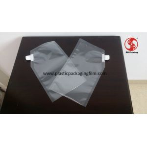 Clear Resealable Plastic Bags With Spout On Side Customized Size And Printing