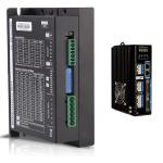 Closed Loop Stepper CNC Motor Driver Practical 0.4KW-22KW Black