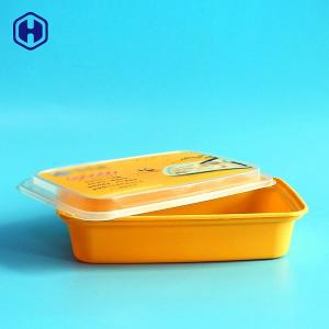  Empty Food Packaging Plastic Container  In Mould Labeling 400ML 750ML Manufactures