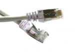 Cat6e Network Cable Shielded RJ45 Ethernet Patch Cable With Gold Plated Plug PVC