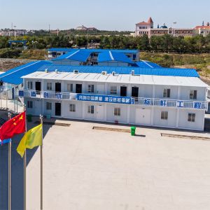 Double Storey Cantilever Home with Online Technical Support and Customized Color