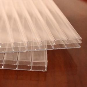 Clear Triple Layer Polycarbonate Sheet R U Value Triple Wall Polycarbonate