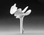  Modern Painted Abstract Garden Art Sculpture White Baking Varnish Color Manufactures