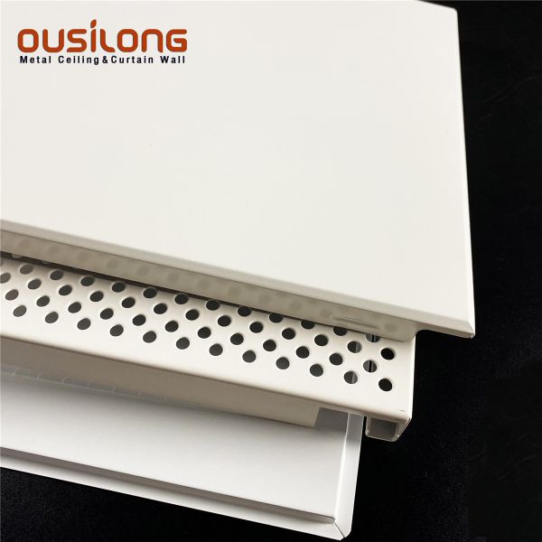 Square Suspended 500*500 Perforated Building Wall Ceiling