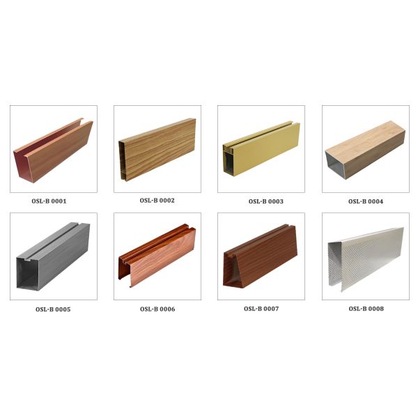 Waterproof Aluminium Linear Ceiling Baffles Featuring PE PVDF Coating Suitable for in Offices Airports and Other Public Venues