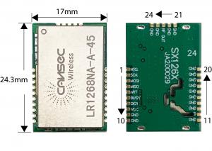  Semtech SX1268 LoRa 433mhz Wireless Rf Transmitter And Receiver Module Manufactures