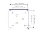 VESA Mounted 8 Inch POE Android Tablet With Software For Facial Recognition And