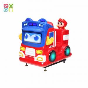  Fiberglass Car Kiddie Ride 1 Seat Fire Engine Theme For Children Manufactures