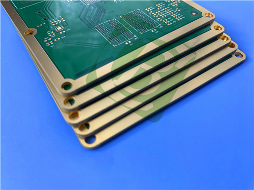 12-Layer Rigid PCB with 370HR Base Material, 1.6mm Thickness, Green Solder Mask,
