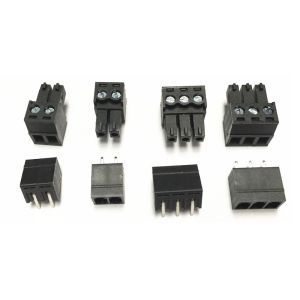 3.81mm Pitch PCB Pluggable Screw Terminal Blocks Plug + Right Angle Pin Header