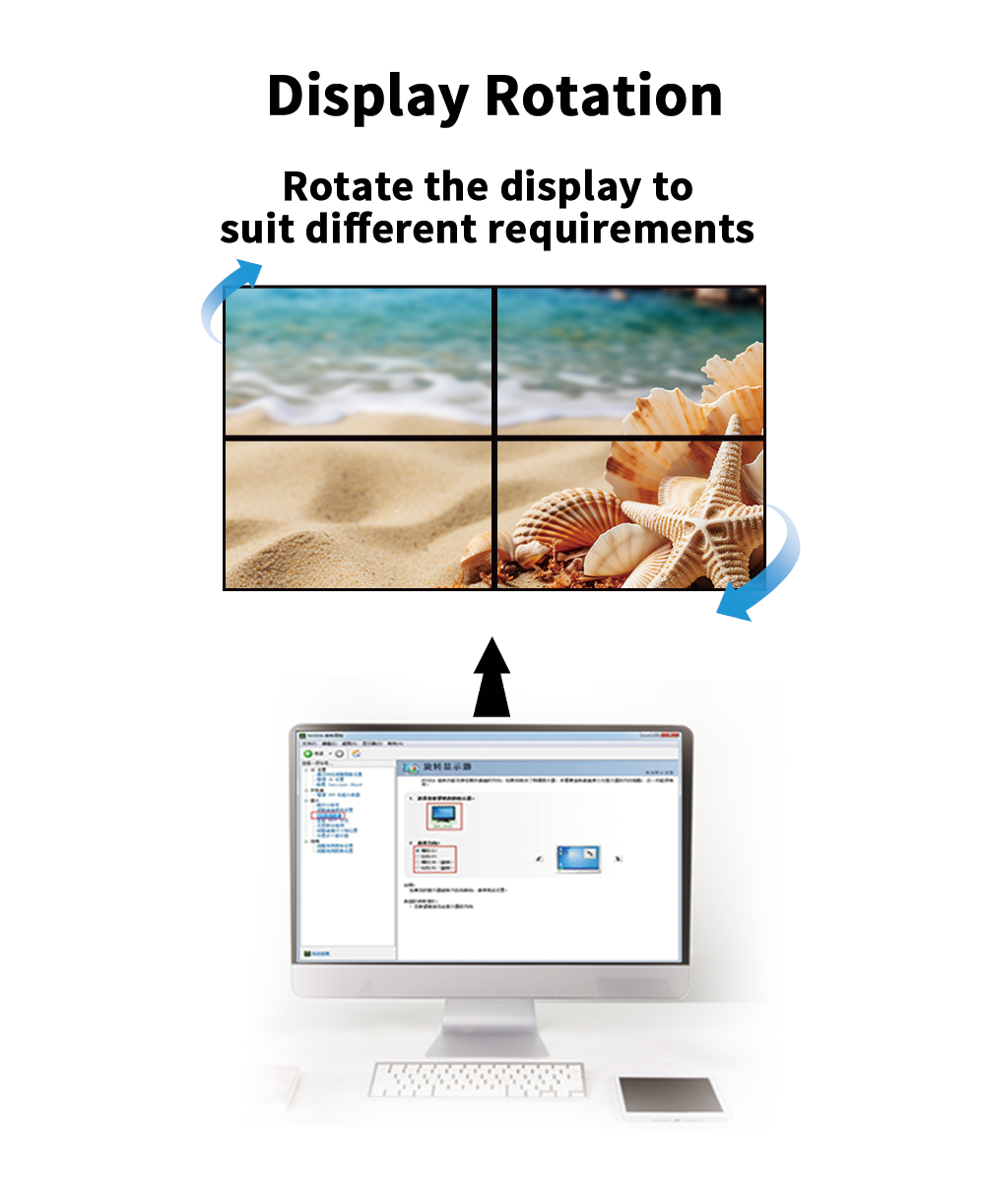 4K60 Plug and Play 1 in 3 Out Video Wall Controller Multi-Screen Expander for Ultra HD Displays