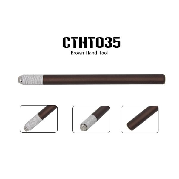 12.5 Cm Permanent Makeup Tools 3D Microblading Pen Double Head