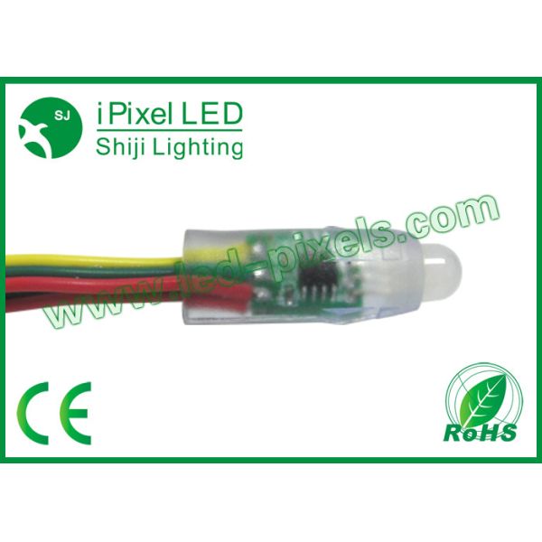 50pcs per string 12mm holes programmable RGB Full color dmx led string light