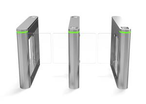  Push Button Swing Arm Turnstile Security Access Control Turnstile Wireless Remote Control Manufactures