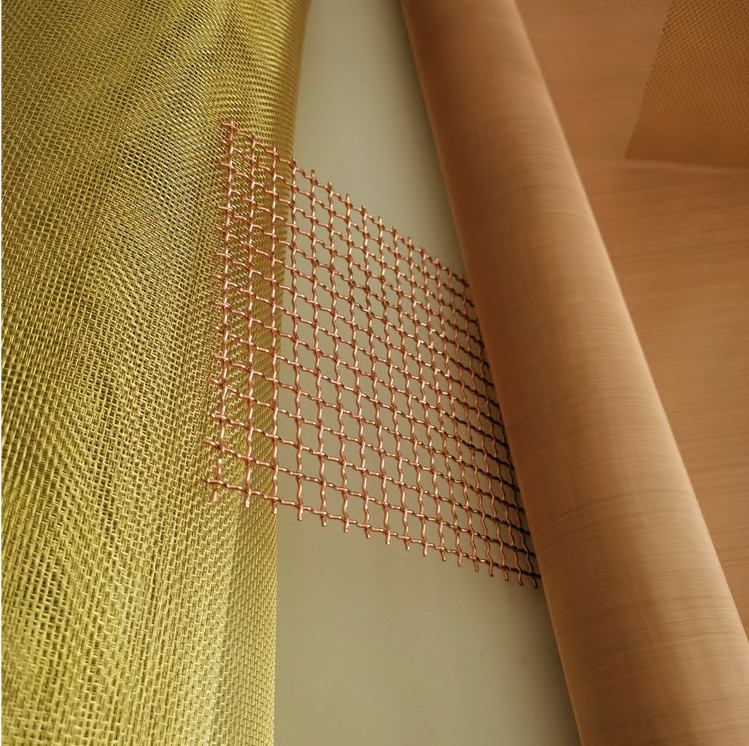 Shielded Grounding Phosphorous Copper Wire Mesh screen Anti Interference