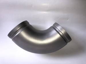  Round Head Stainless Steel 45 Degree Elbow , Groove Lock Pipe Couplings Manufactures