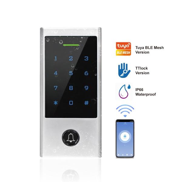 Quality Wifi Tuya IP66 Waterproof Access Control System Touch Keypad RFID Card Reader Standalone Access Control with TTLock Door for sale