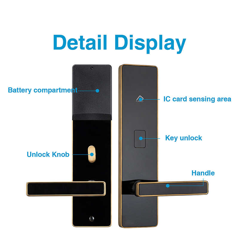Free Management Software & SDK Provided High-Impact RFID Hotel Lock System | Split-Type Design + Auto-Locking |