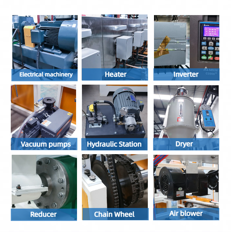 Full automatic biodegradable PLA corn starch cup plate tray container making thermoforming machinery machine