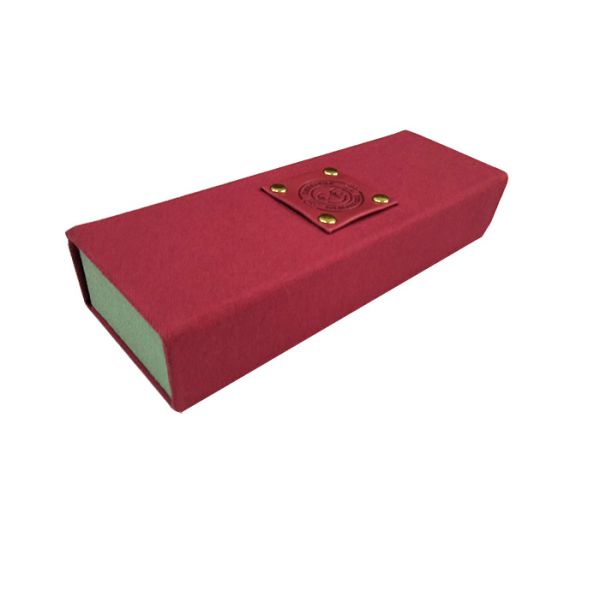 Triangle Fabric Optical Frames Folding Glasses Holder Case 159 x 58 x 34mm