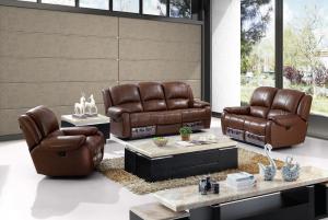 home genuine leather recliner sofa reclining loveseat set furniture Manufactures