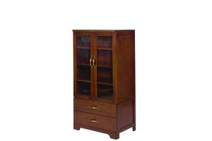  W60*D40*H120CM Home Wood Furniture Dining Room Cabinets With 4 Shelves 2 Drawers Manufactures