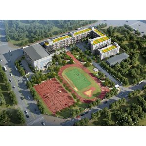 Low Maintenance Steel Structure Commercial Building Customization Possible And