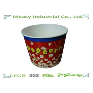 130oz 24oz Printed Popcorn Boxes With Custom Pattern Printed