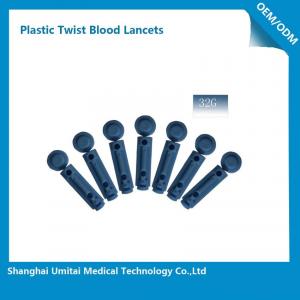  Single Use Lancets Disposable , Safety Blood Lancet With Logo Printing Manufactures