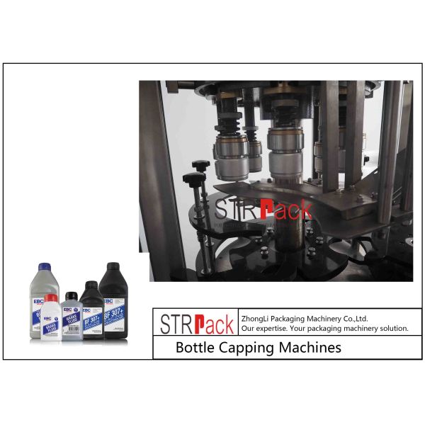 Capacity 6000BPH Rotary Bottle Capper Equipment 3kw 80mm Height