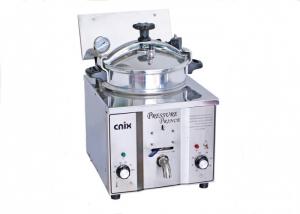  16L Table Top Pressure Fryer / Commercial Kitchen Equipment With International Patent Manufactures